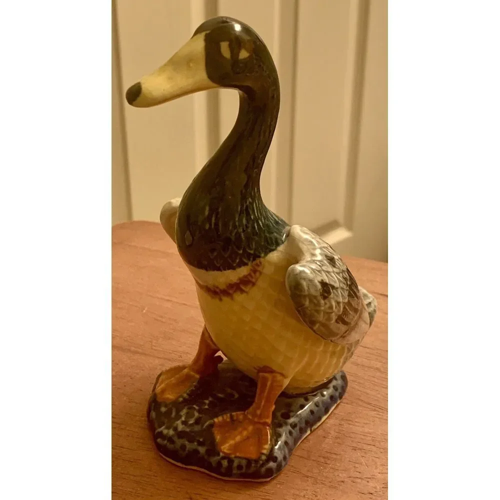 Vintage Mallard Duck Figurine - Hand Painted Occupied‎ Japan 6